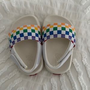 Vans baby sandals size 3 new with box